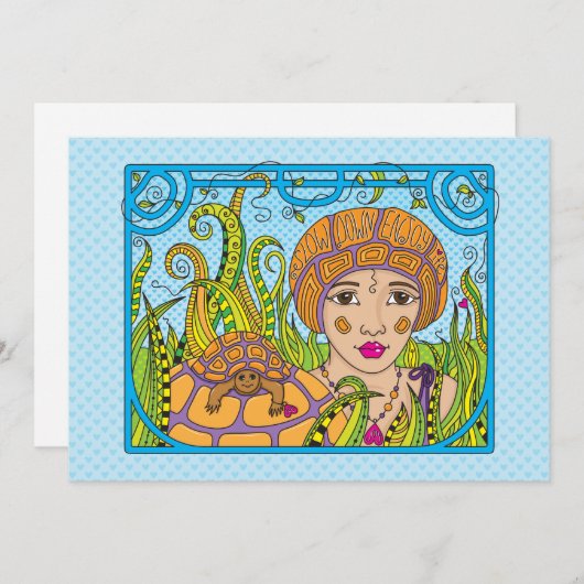 Trage Dpwn_Flat Card 7"x5" (Voorkant / Achterkant)