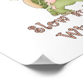 Trage en steady Wins Race Poster (Hoek)