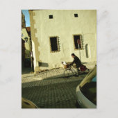 Trage fietsen met je hond briefkaart (Voorkant)