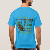 Trage hardloper t-shirt (Achterkant)