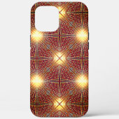 Trage herhalingslijnen die lichtcirkels genereren Case-Mate iPhone case (Achterkant)