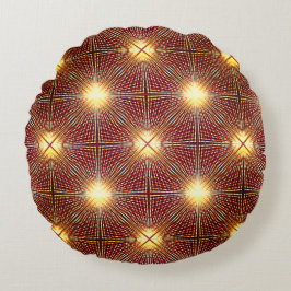 Trage herhalingslijnen die lichtcirkels genereren rond kussen