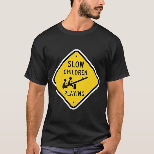 Trage kinderen die straat tekenen Totter Hu T-shirt (Voorkant)