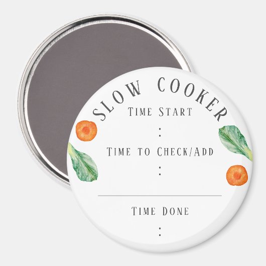 Trage koker maaltijd magneet (Voorkant / Achterkant)