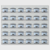 Trage kraaksteunvector cadeaupapier (Vlak)