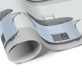 Trage kraaksteunvector cadeaupapier (Rol Hoek)