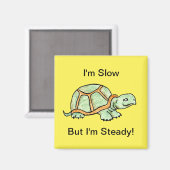 Trage maar steadyturale schildpad magneet (Voorkant / Achterkant)