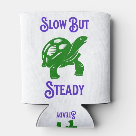 Trage maar stille Funny Turtle Blikjeskoeler (Achterkant)