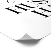 Trage omlaag is de nieuwe harde toon poster (Hoek)