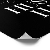 Trage omlaag is de nieuwe harde toon poster (Hoek)