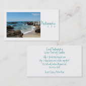 Trage Pacifische golven Visitekaartje (Voorkant / Achterkant)