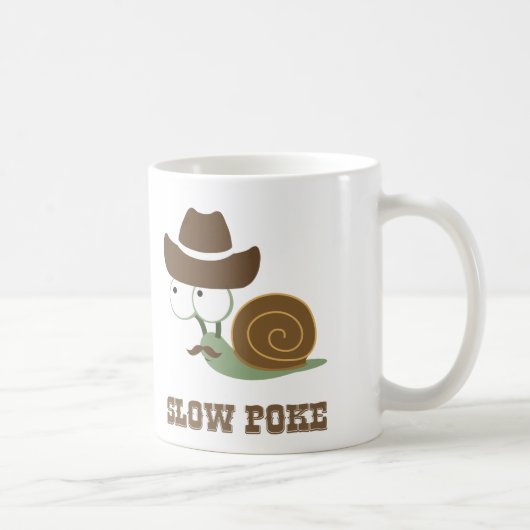 Trage Poke! - Cowboy Snail Koffiemok (Rechts)
