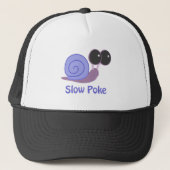 Trage Poke Periwinkle Slak Trucker Pet (Voorkant)