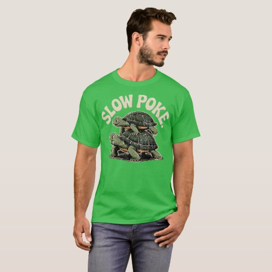 Trage Poke T-shirt (Voorkant volledig)