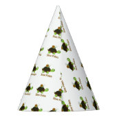 Trage Pokes Cute Turtle and Snail Feesthoedjes (Achterkant)