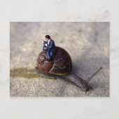 Trage reis briefkaart (Voorkant)