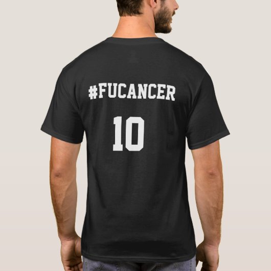 Trage Rollers Softball Tshirt Cancer Softball 10 (Achterkant)