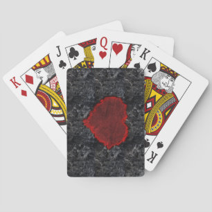 Trage Royalty Grunge Heart-kaarten Speelkaarten