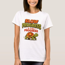 Trage Vooruitgang Is Toch Vooruitgang Schildpad Mo T-shirt