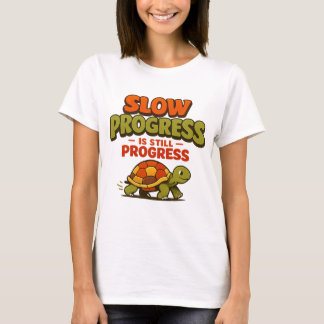 Trage Vooruitgang Is Toch Vooruitgang Schildpad Mo T-shirt