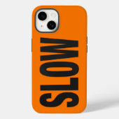 Trage waarschuwing Case-Mate iPhone case (Achterkant)