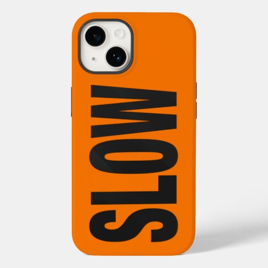 Trage waarschuwing Case-Mate iPhone case (Achterkant)