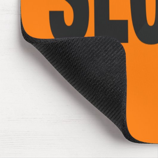 Trage waarschuwing muismat (Hoek)