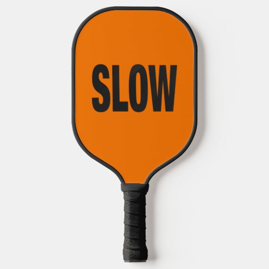 Trage waarschuwing pickleball paddle (Voorkant)