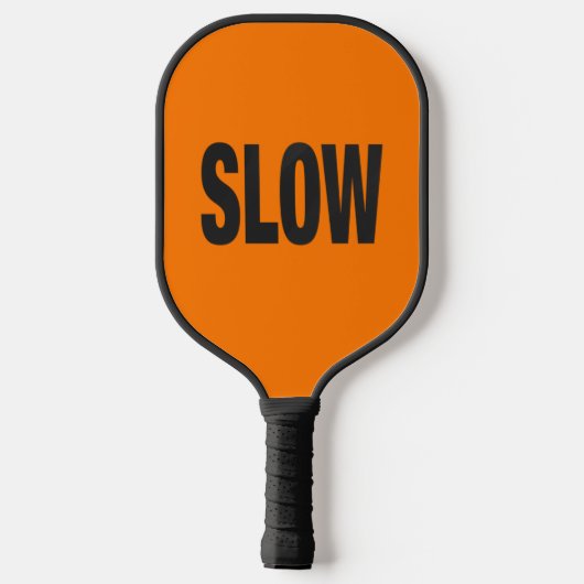 Trage waarschuwing pickleball paddle (Achterkant)