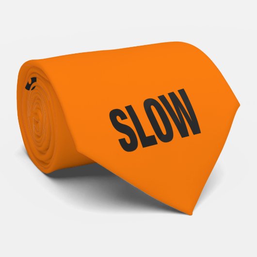 Trage waarschuwing stropdas (Opgerold)