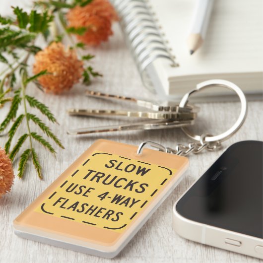 Trage wegmarkering sleutelhanger (Voorkant Rechts)