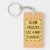 Trage wegmarkering sleutelhanger (Voorkant)