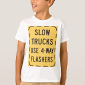 Trage wegmarkering t-shirt (Voorkant)