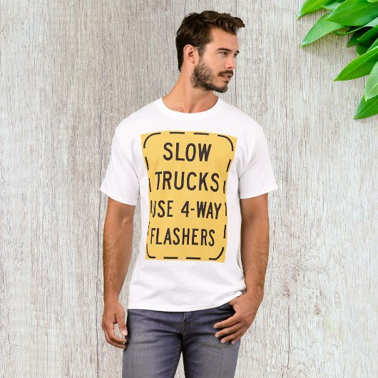 Trage wegmarkering t-shirt