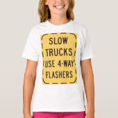 Trage wegmarkering t-shirt (Voorkant)