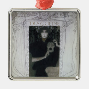 Tragedie, 1897 metalen ornament