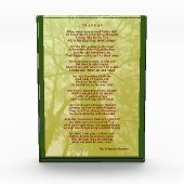 Tragedie Acrylblok Fotoblokken (Voorkant)