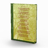 Tragedie Acrylblok Fotoblokken (Rechts)