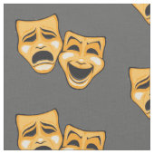 Tragedie Comedy Theater geel Stof (Close Up)