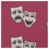 Tragedie Comedy Theater grijs Stof (Close Up)