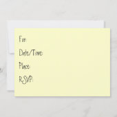 Tragedie Dolls Invitations Birthday of Any Occasio Kaart (Achterkant)