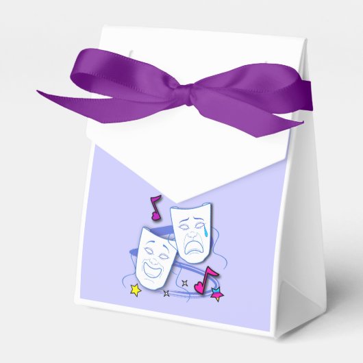 Tragedie en Comedy Drama Maskers Bedankdoosjes (Voorkant Zijde)