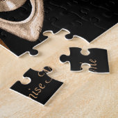 Tragedie en comedy legpuzzel (Zijkant)