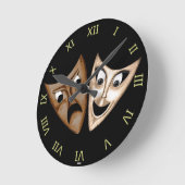 Tragedie en comedy ronde klok (Hoek)