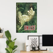 Tragedie Enlist ~ Lusitania Poster (Thuiskantoor)