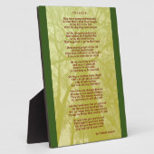 Tragedie Plaque Fotoplaat (Zijkant)