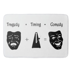 Tragedie + Timing staat gelijk aan Comedy-theater Badmat