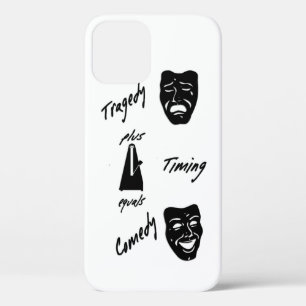 Tragedie + Timing staat gelijk aan Comedy-theater Case-Mate iPhone Case