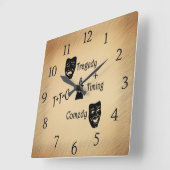 Tragedie + Timing staat gelijk aan Comedy-theater Vierkante Klok (Hoek)