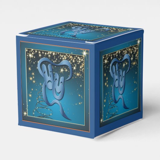 Tragedie van de Comedy van het masker van het thea Bedankdoosjes (Voorkant Zijde)